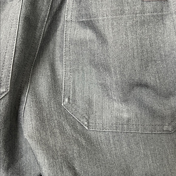 Figs Yola High Waisted Skinny Scrub Pants Gray Turquoise Drawstring XXS Petite - Picture 4 of 6